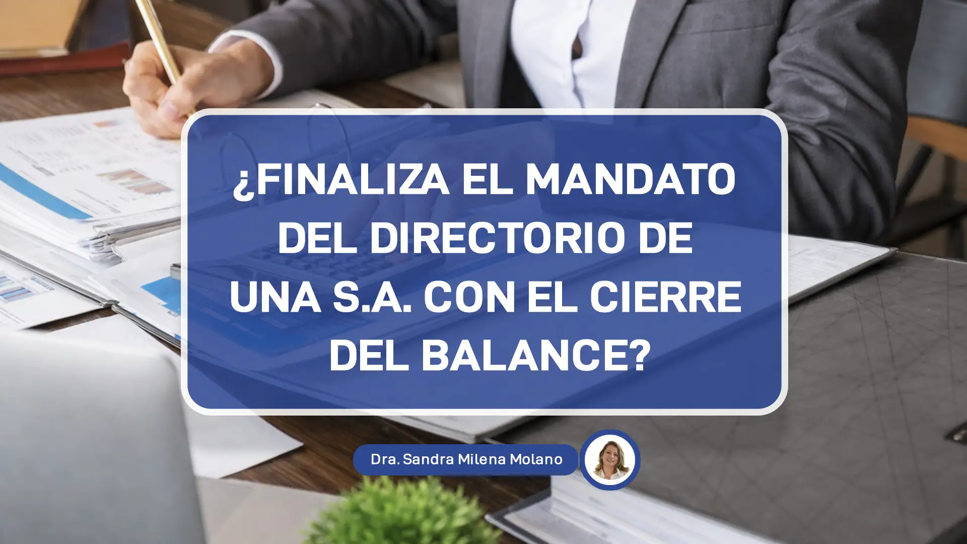 finaliza sociedad anonima cierre balance